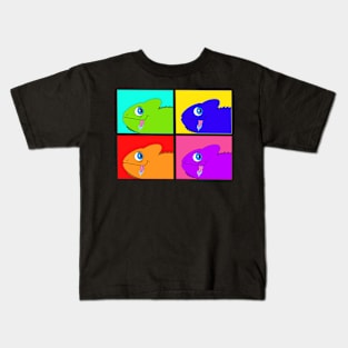 Colorful Chameleon Kids T-Shirt